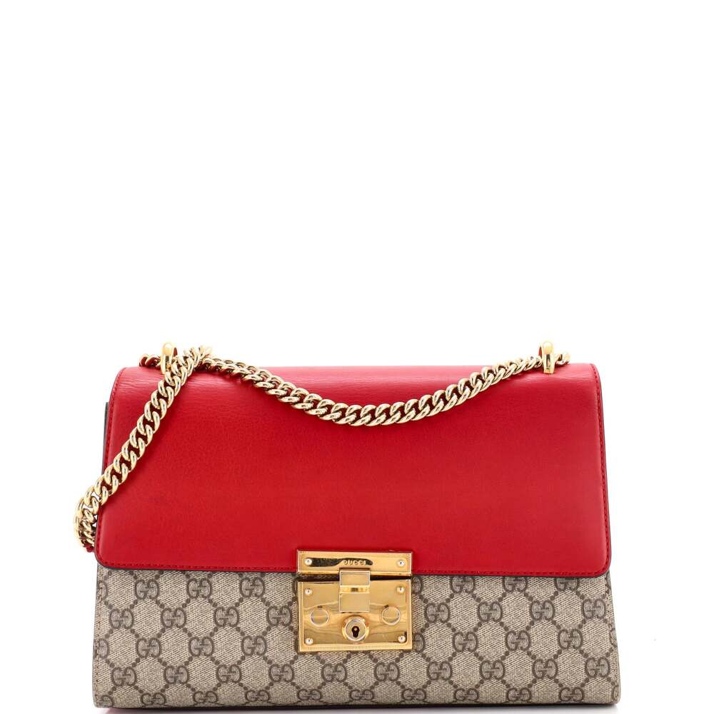 Gucci Padlock Shoulder Bag Gg Coated #324356G13B